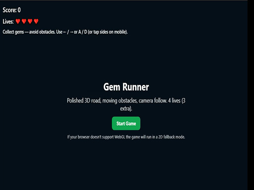 Play Gem Runner